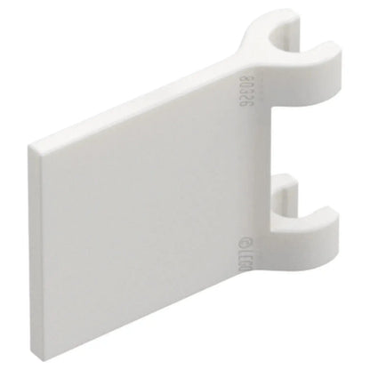 LEGO Zubehör Flagge 2x2 quadratisch - Weiss - 80326 Spiele Pirat