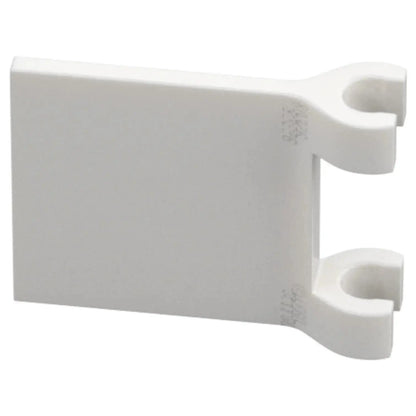 LEGO Zubehör Flagge 2x2 quadratisch - Weiss - 80326 Spiele Pirat