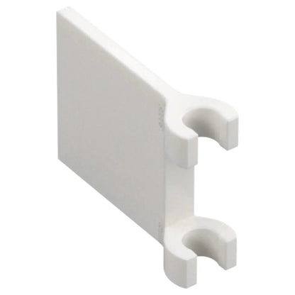 LEGO Zubehör Flagge 2x2 quadratisch - Weiss - 80326 Spiele Pirat