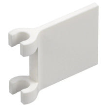 LEGO Zubehör Flagge 2x2 quadratisch - Weiss - 80326 Spiele Pirat