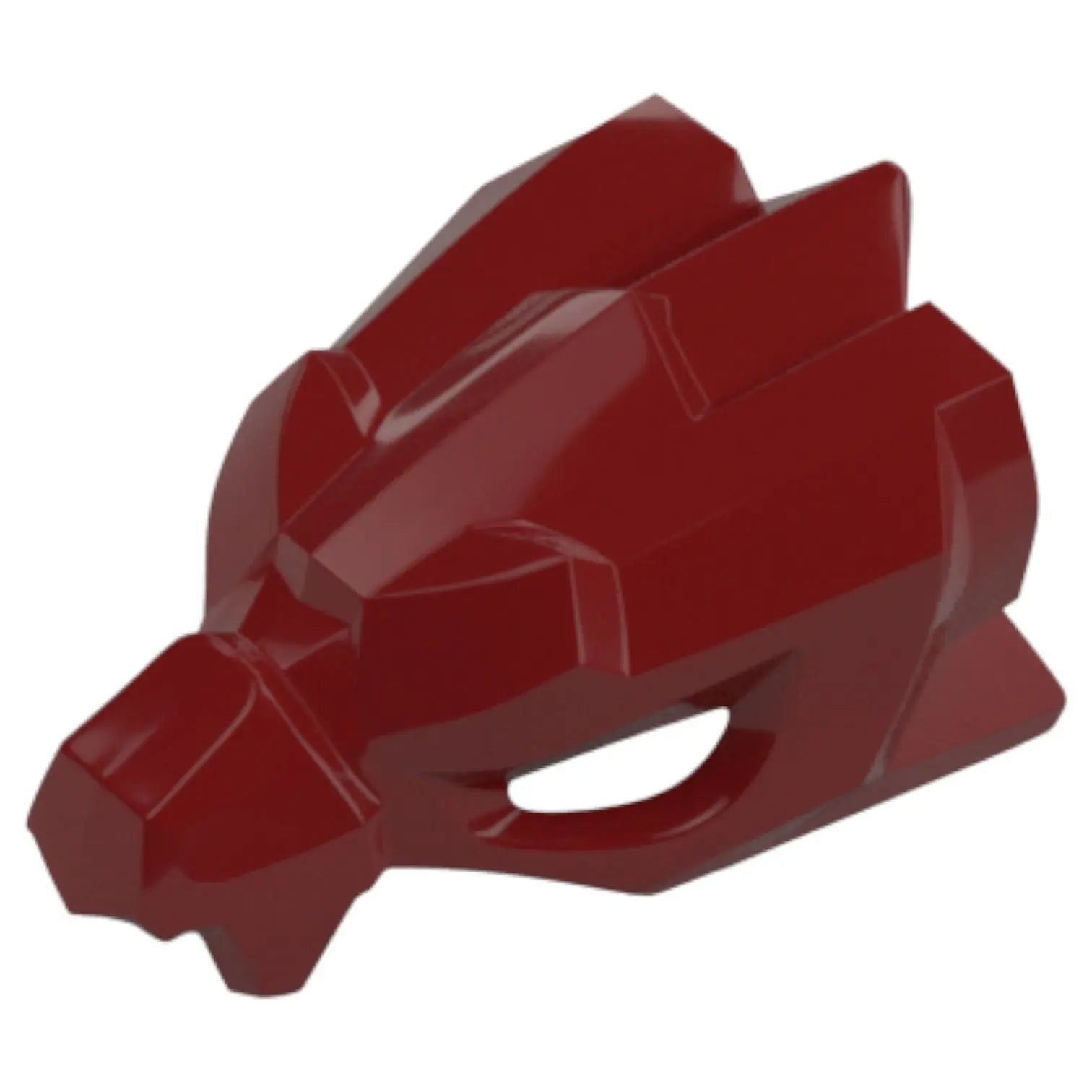 LEGO Zubehör Helm Drachen-Oberkiefer - Dunkelrot - 5983 Spiele Pirat