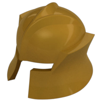 LEGO Zubehör Helm Dunkel Ritter - Gold - 48493