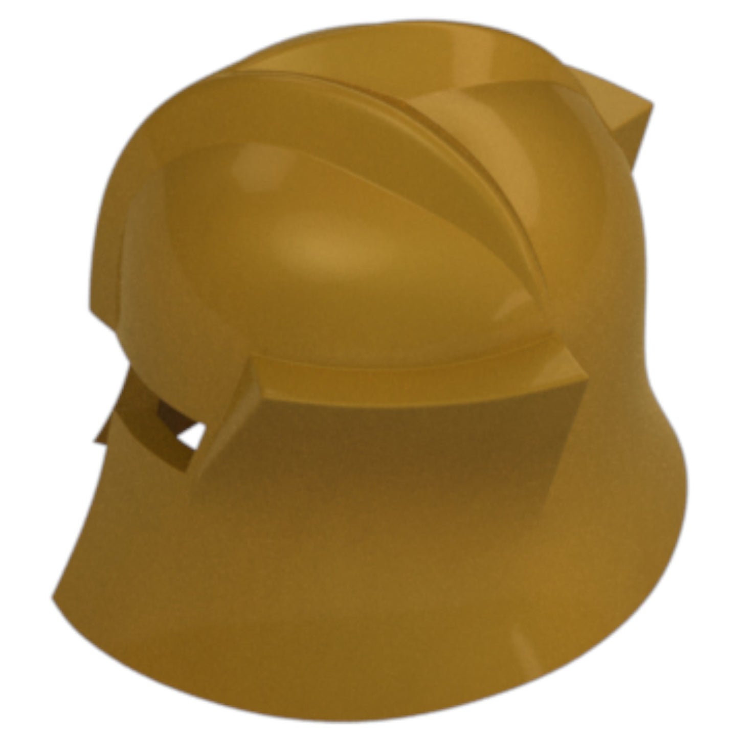 LEGO Zubehör Helm Dunkel Ritter - Gold - 48493
