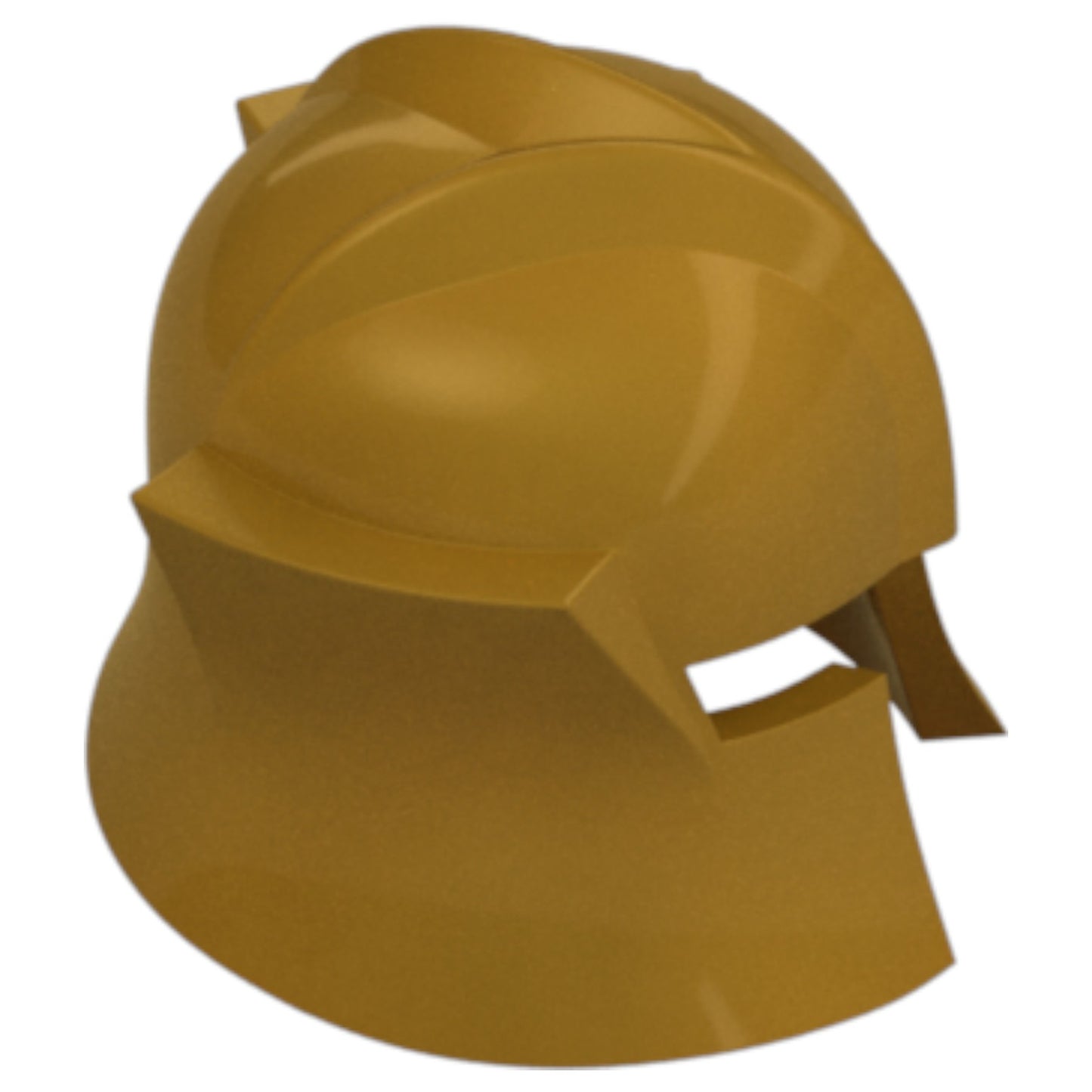 LEGO Zubehör Helm Dunkel Ritter - Gold - 48493