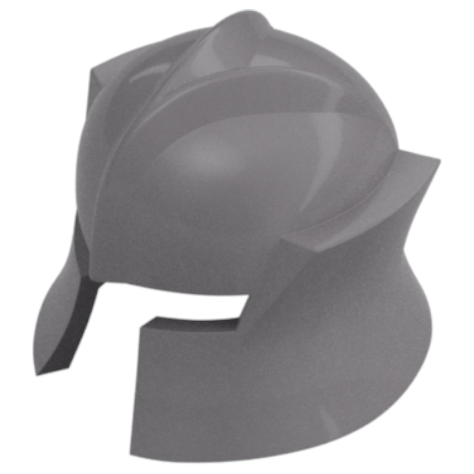 LEGO Zubehör Helm Dunkel Ritter - Silber Metallic - 48493