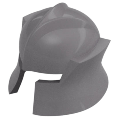 LEGO Zubehör Helm Dunkel Ritter - Silber Metallic - 48493