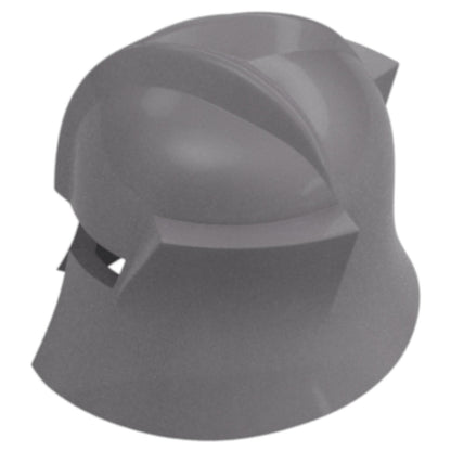 LEGO Zubehör Helm Dunkel Ritter - Silber Metallic - 48493