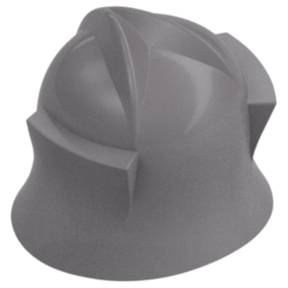 LEGO Zubehör Helm Dunkel Ritter - Silber Metallic - 48493