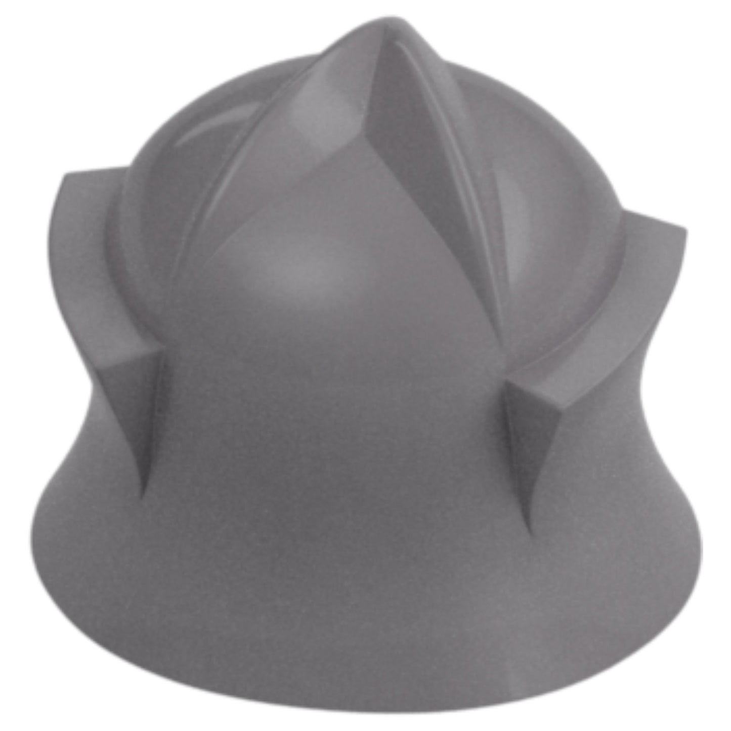 LEGO Zubehör Helm Dunkel Ritter - Silber Metallic - 48493