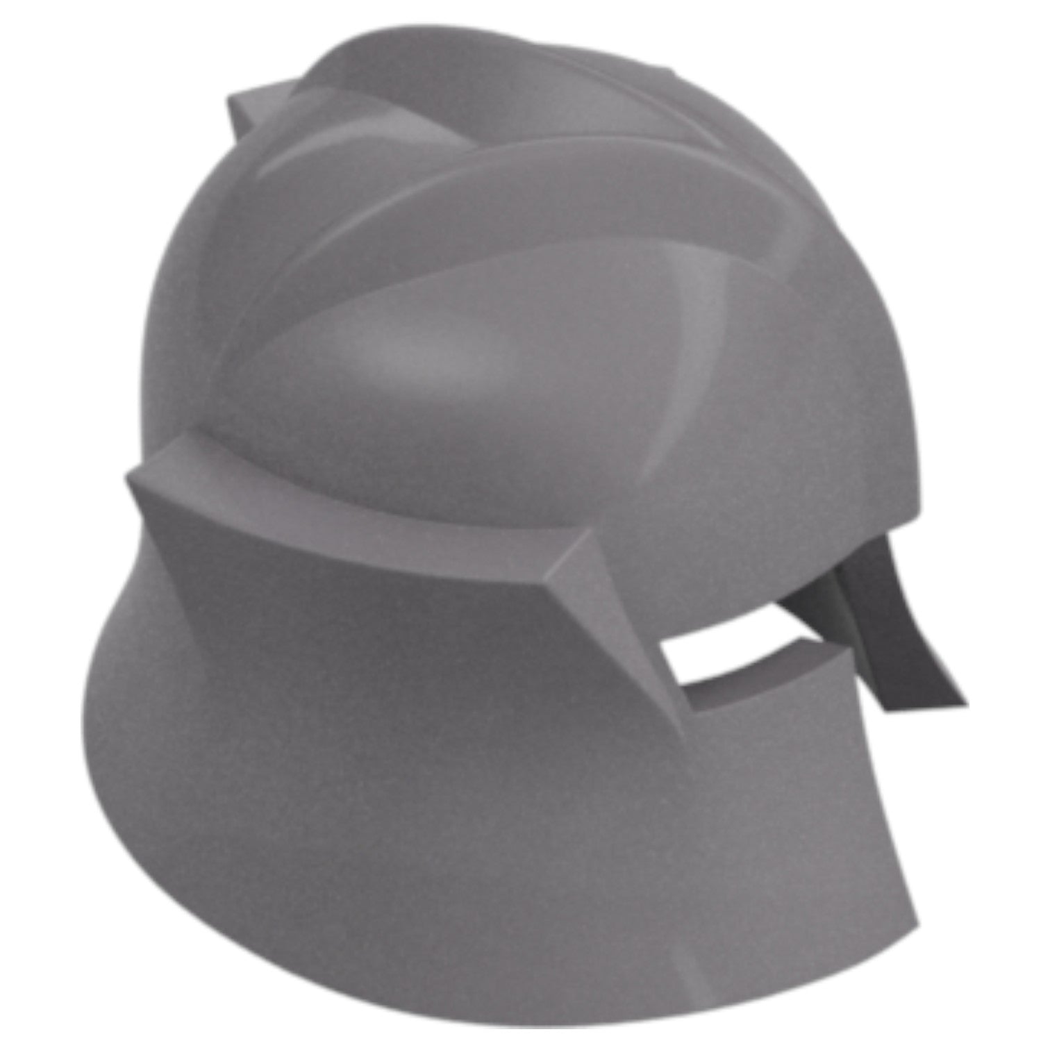 LEGO Zubehör Helm Dunkel Ritter - Silber Metallic - 48493