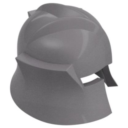 LEGO Zubehör Helm Dunkel Ritter - Silber Metallic - 48493