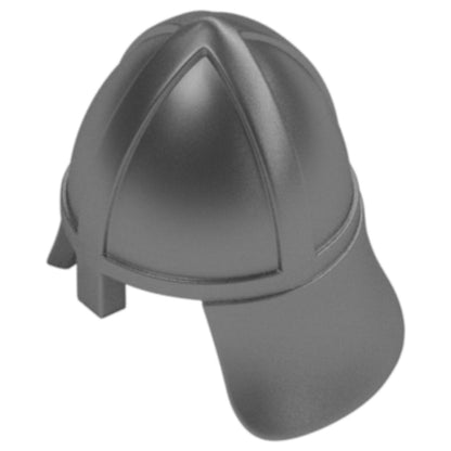 LEGO Zubehör Helm Ritter - Silber Glanz - 15606