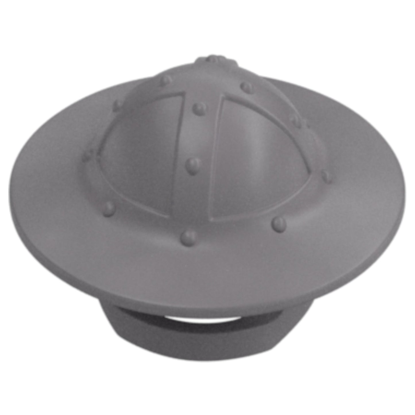 LEGO Zubehör Helm Ritter Stahl - Silber Metallic - 30273