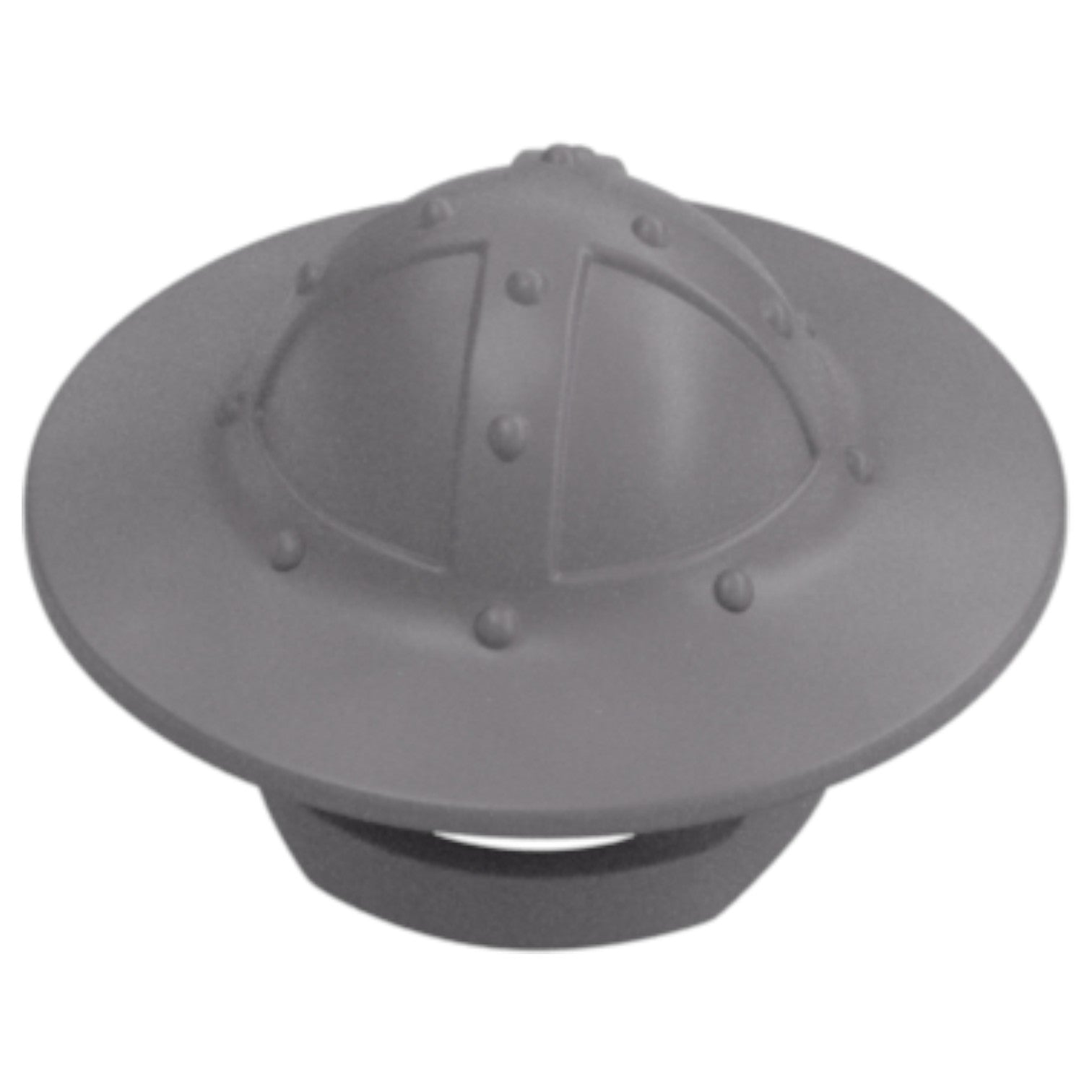 LEGO Zubehör Helm Ritter Stahl - Silber Metallic - 30273