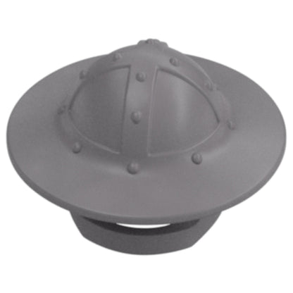 LEGO Zubehör Helm Ritter Stahl - Silber Metallic - 30273