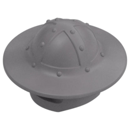 LEGO Zubehör Helm Ritter Stahl - Silber Metallic - 30273