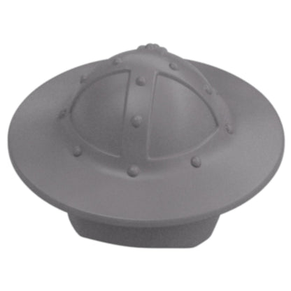 LEGO Zubehör Helm Ritter Stahl - Silber Metallic - 30273