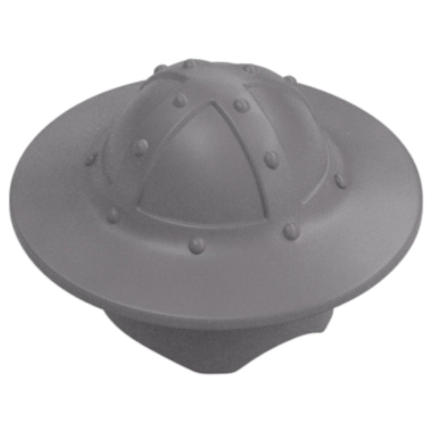 LEGO Zubehör Helm Ritter Stahl - Silber Metallic - 30273