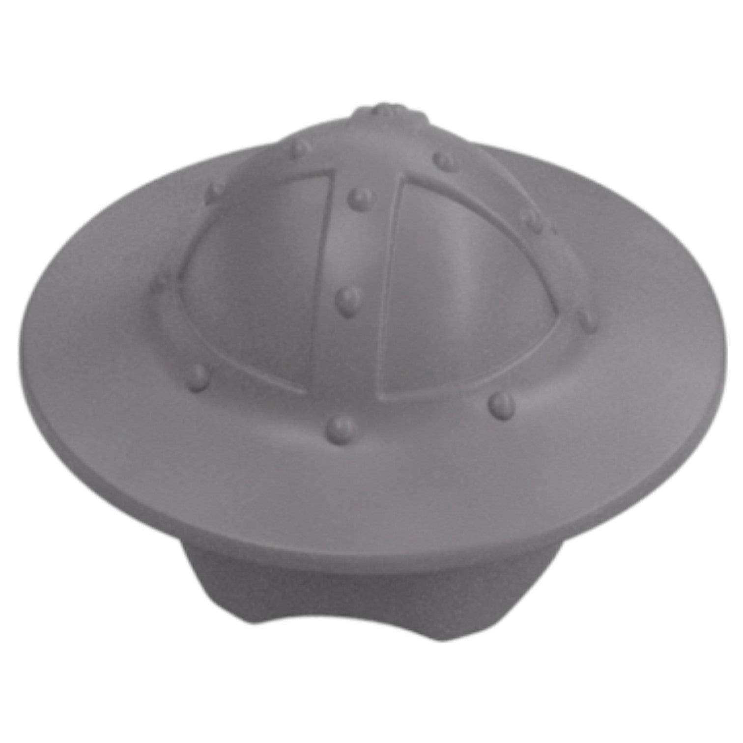 LEGO Zubehör Helm Ritter Stahl - Silber Metallic - 30273