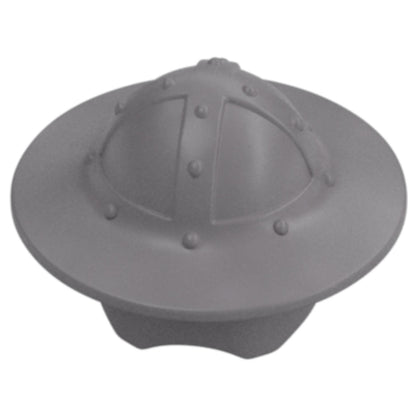 LEGO Zubehör Helm Ritter Stahl - Silber Metallic - 30273