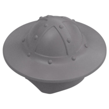 LEGO Zubehör Helm Ritter Stahl - Silber Metallic - 30273