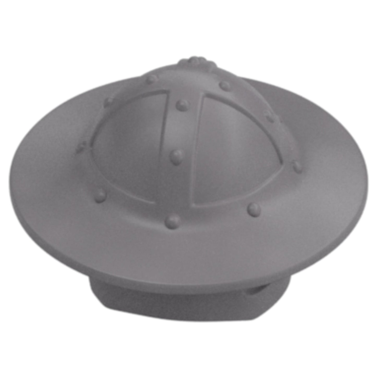 LEGO Zubehör Helm Ritter Stahl - Silber Metallic - 30273