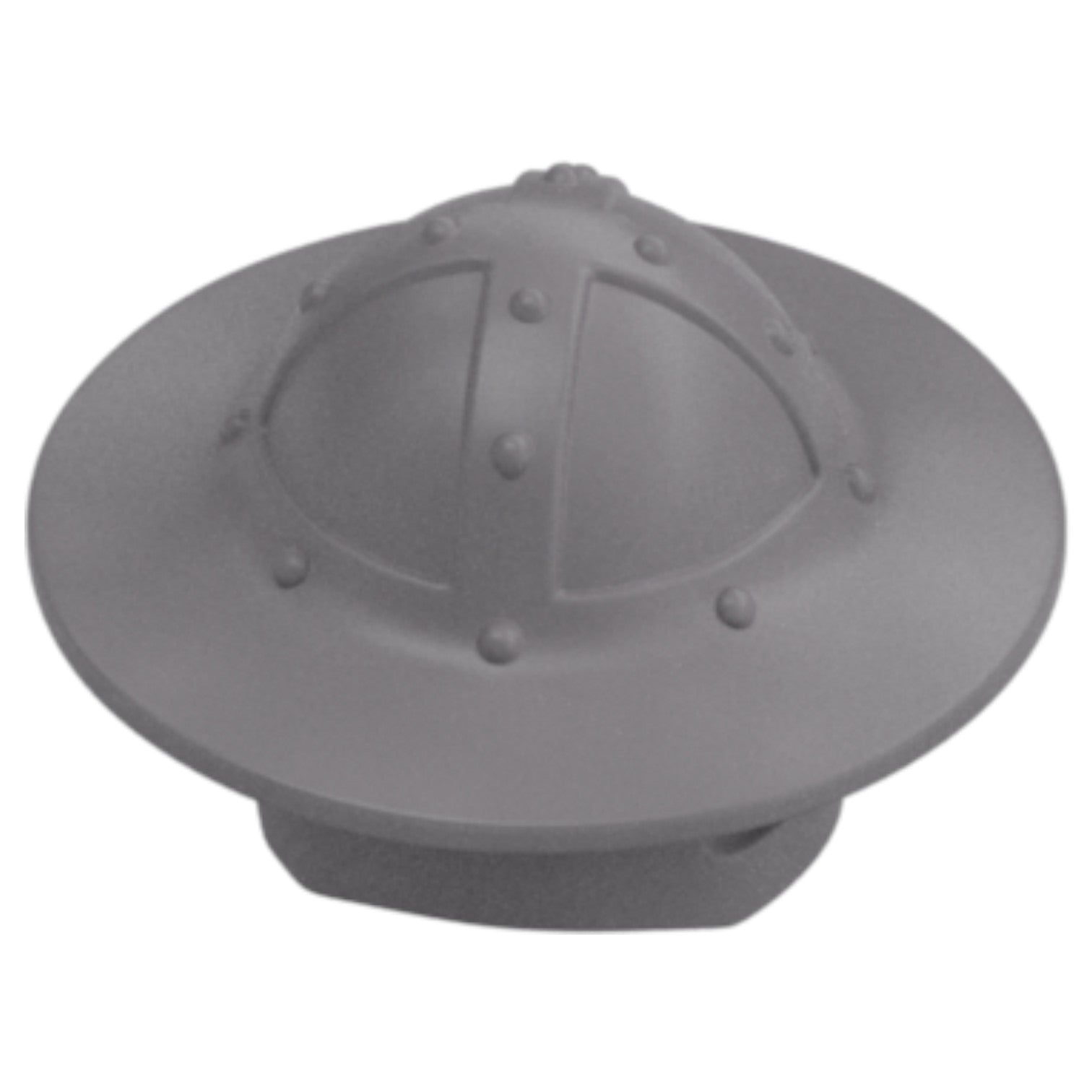 LEGO Zubehör Helm Ritter Stahl - Silber Metallic - 30273