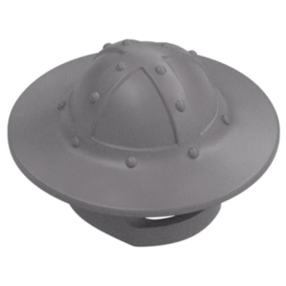 LEGO Zubehör Helm Ritter Stahl - Silber Metallic - 30273