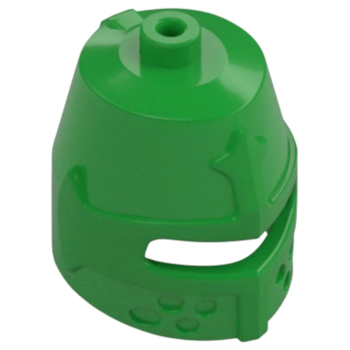 LEGO Zubehör Helm Ritter geschlossen - Grün - 89520 Spiele Pirat