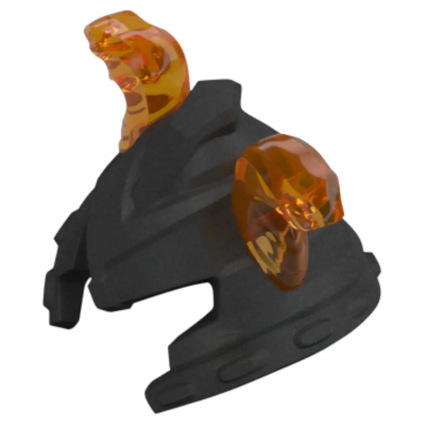 LEGO Zubehör Helm mit Wangenpolster und Schlangenkopfmuster Spiele Pirat