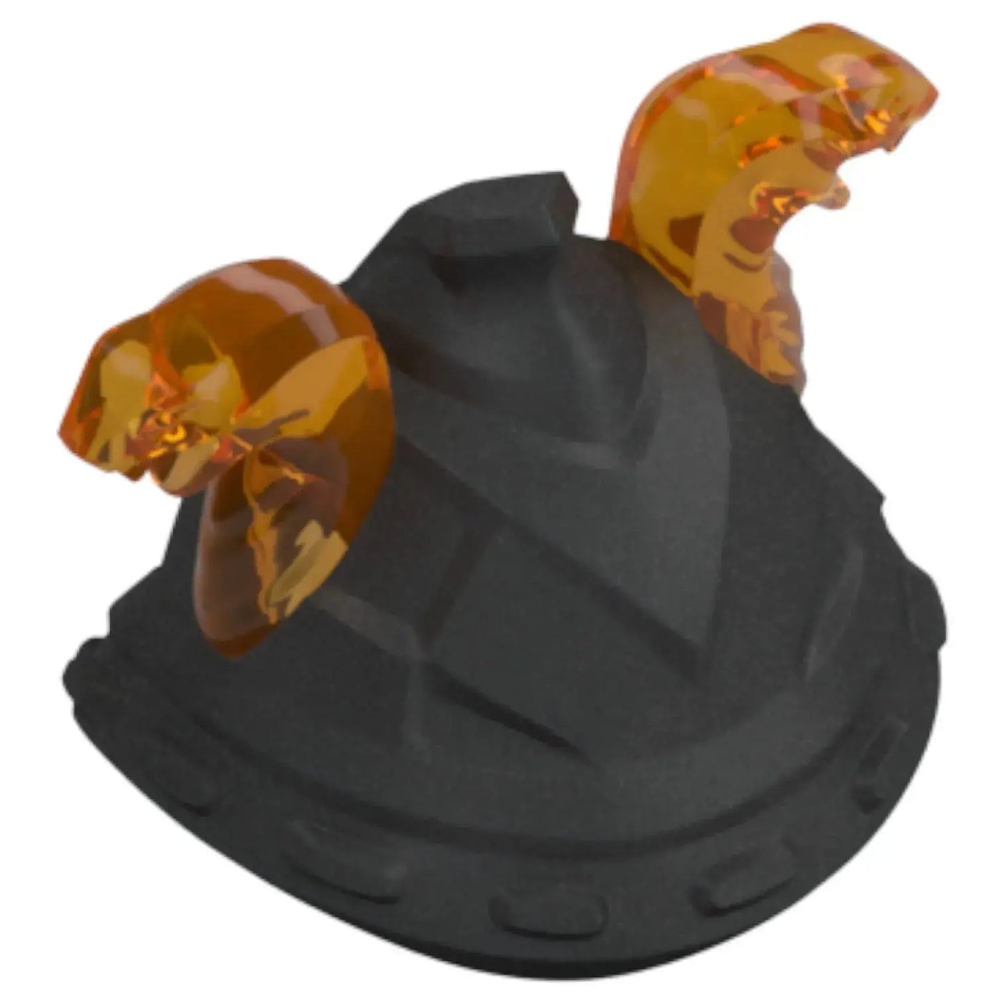 LEGO Zubehör Helm mit Wangenpolster und Schlangenkopfmuster Spiele Pirat