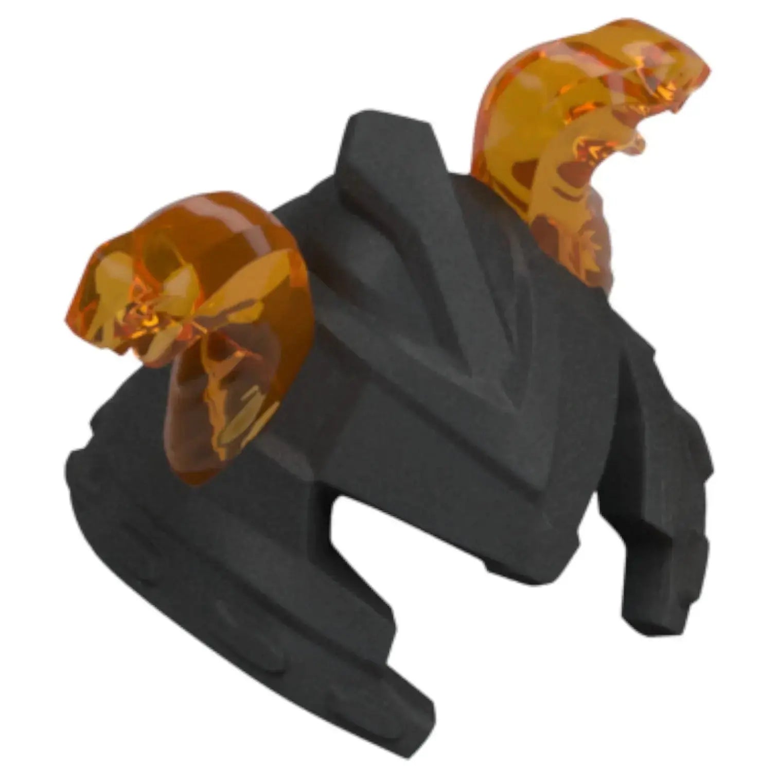 LEGO Zubehör Helm mit Wangenpolster und Schlangenkopfmuster Spiele Pirat
