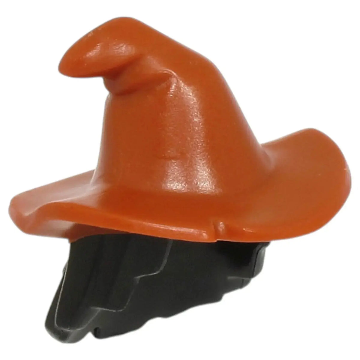 LEGO Zubehör Hut Zauberer mit Haaren - Dunkelorange - 88085 Spiele Pirat