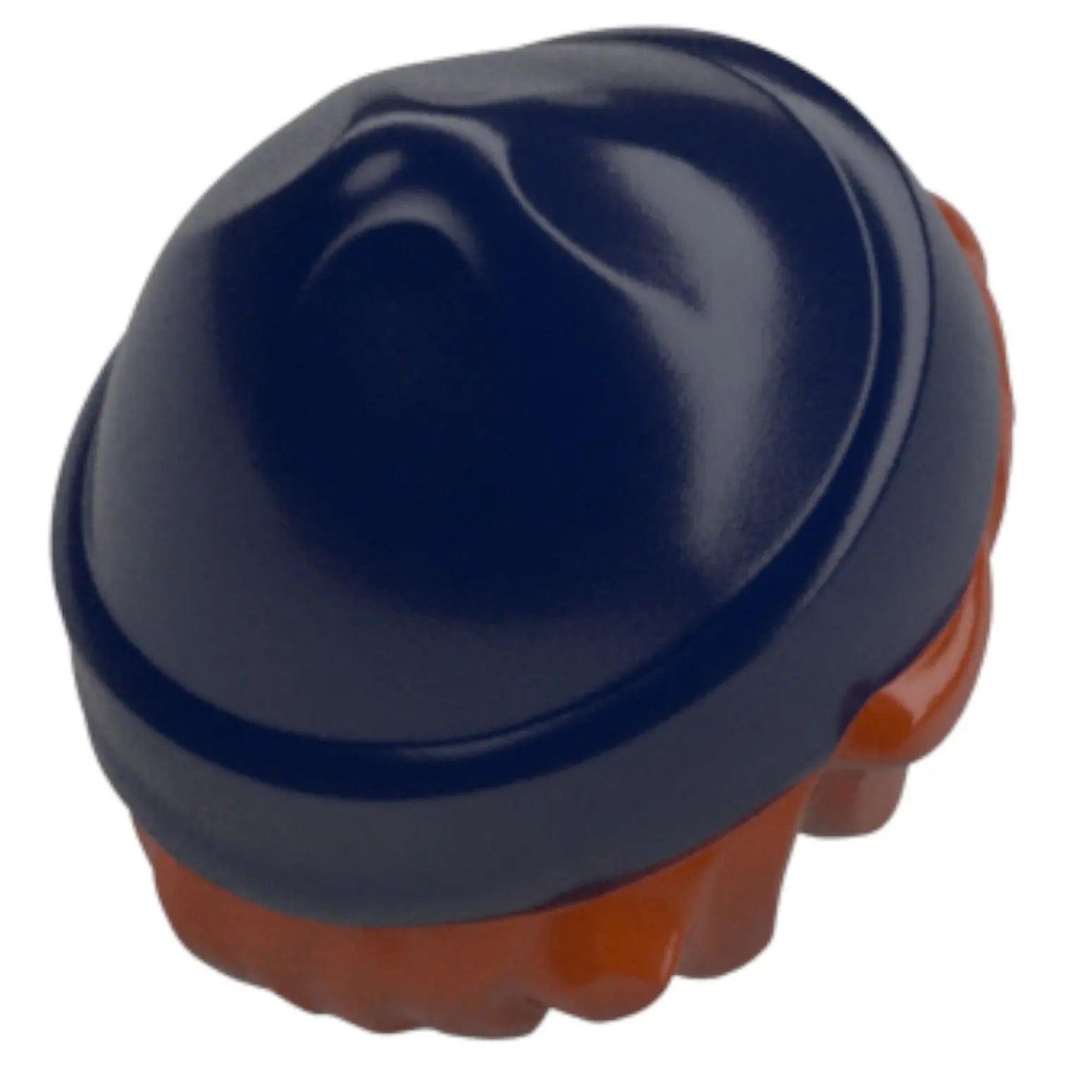 LEGO Zubehör Hut mit Haaren Blau Braun - 5492 Spiele Pirat