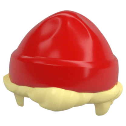 LEGO Zubehör Hut mit Haaren Rot Gelb - 5492 Spiele Pirat