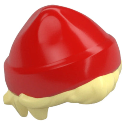 LEGO Zubehör Hut mit Haaren Rot Gelb - 5492 Spiele Pirat