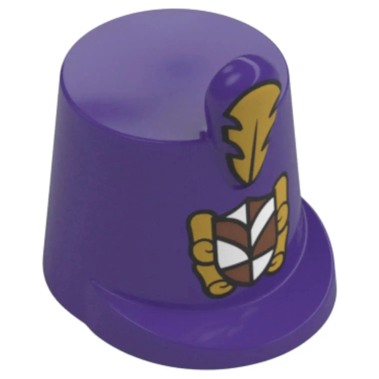 LEGO Zubehör Kopfbedeckung Hut - Imperial Guard Shako - Violett Spiele Pirat
