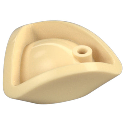 LEGO Zubehör Kopfbedeckung Hut - Piratendreizack - Beige - 2544