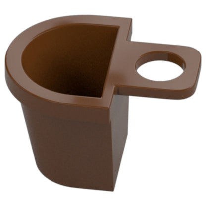 LEGO Zubehör Korb 5 Stk. - Braun - 5678