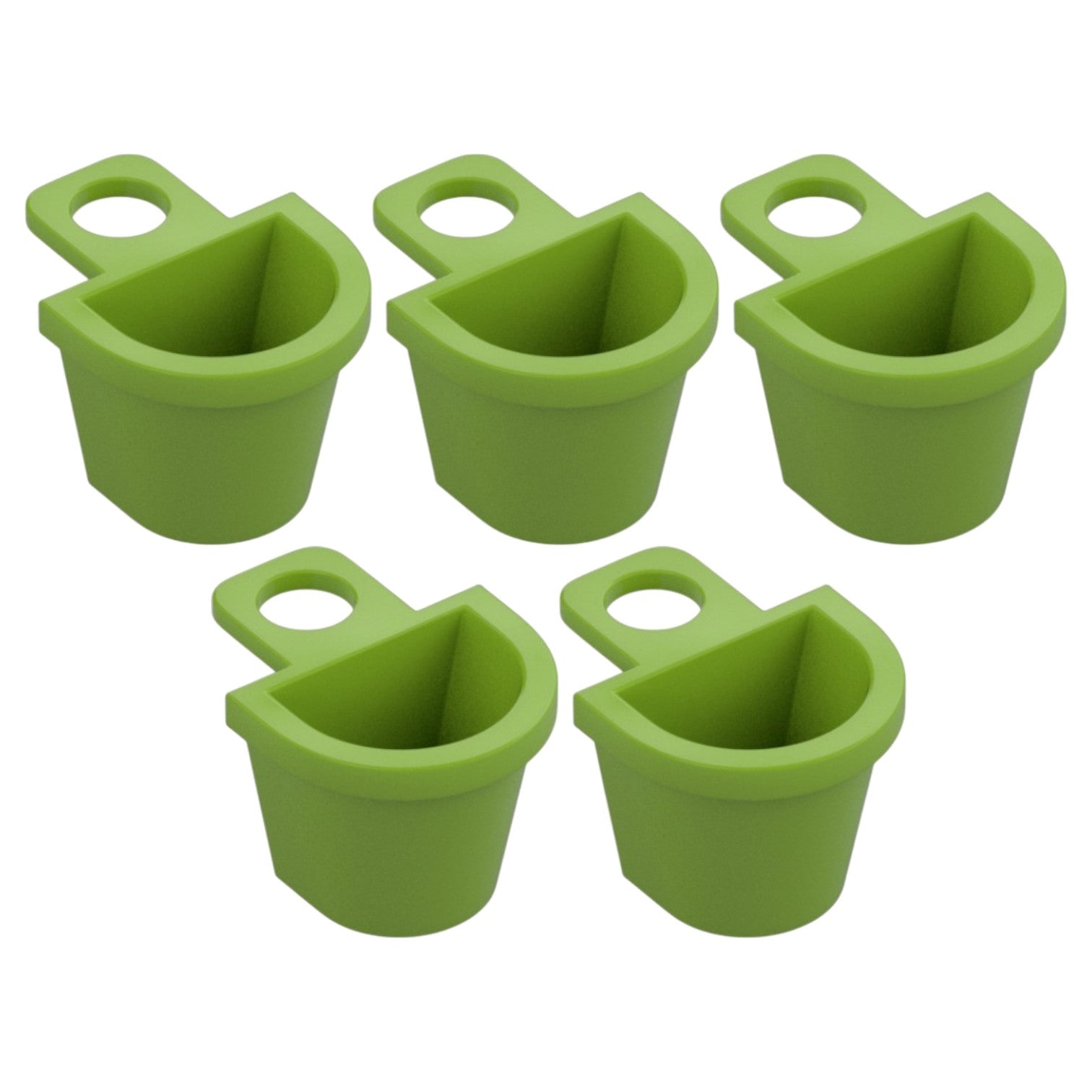 LEGO Zubehör Korb 5 Stk. - Lime - 5678