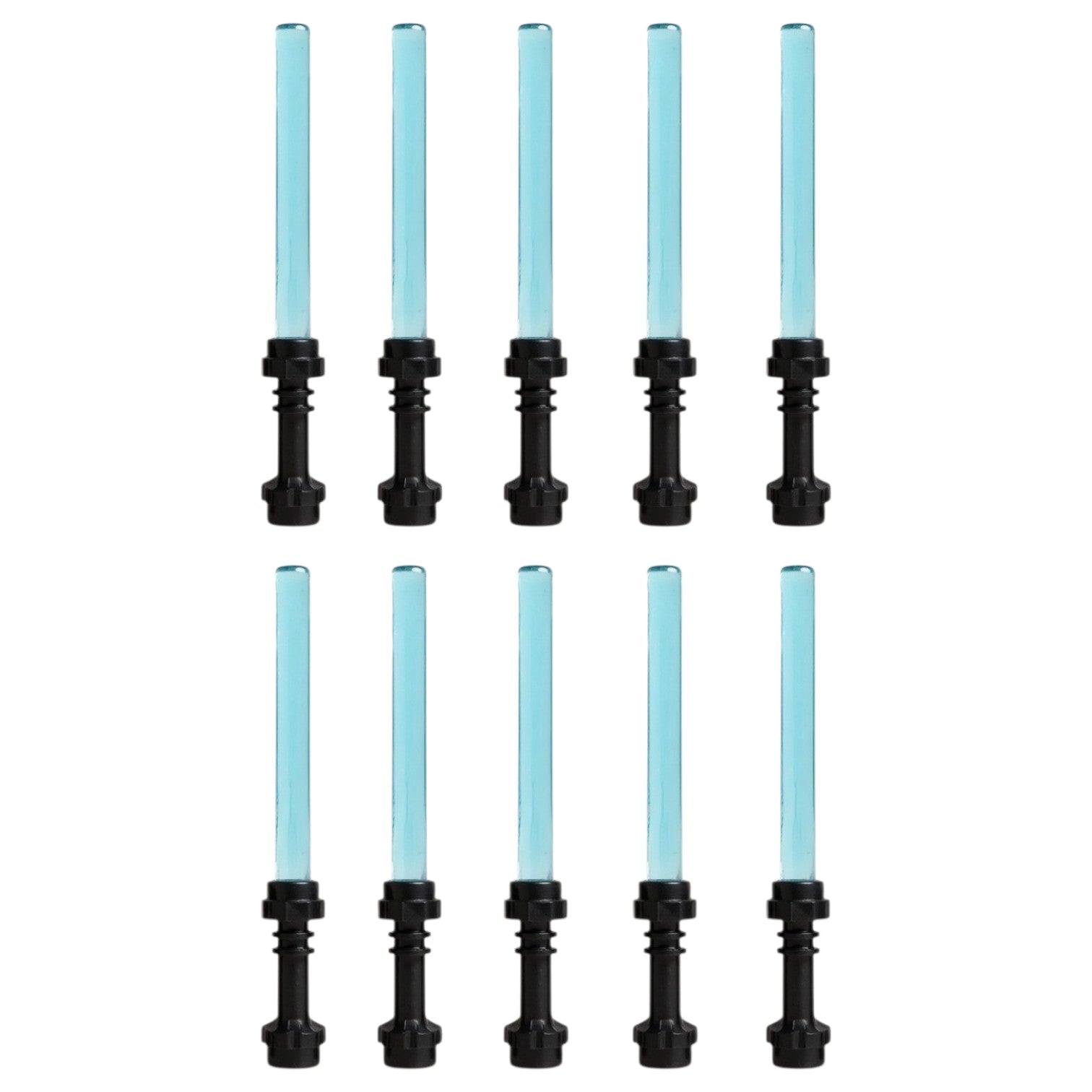 LEGO Zubehör Laserschwert 10 Stk. - Blau Schwarz