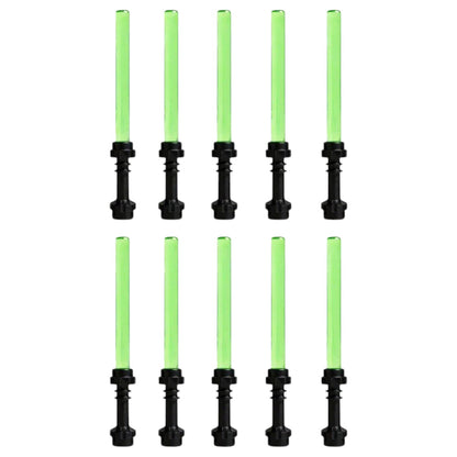 LEGO Zubehör Laserschwert 10 Stk. - Grün Schwarz