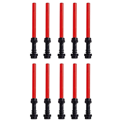 LEGO Zubehör Laserschwert 10 Stk. - Rot Schwarz