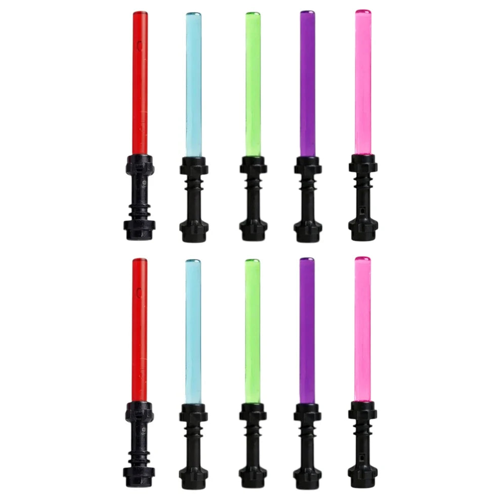 LEGO Zubehör Laserschwert 10 Stk. - Set Verschiedene Farben