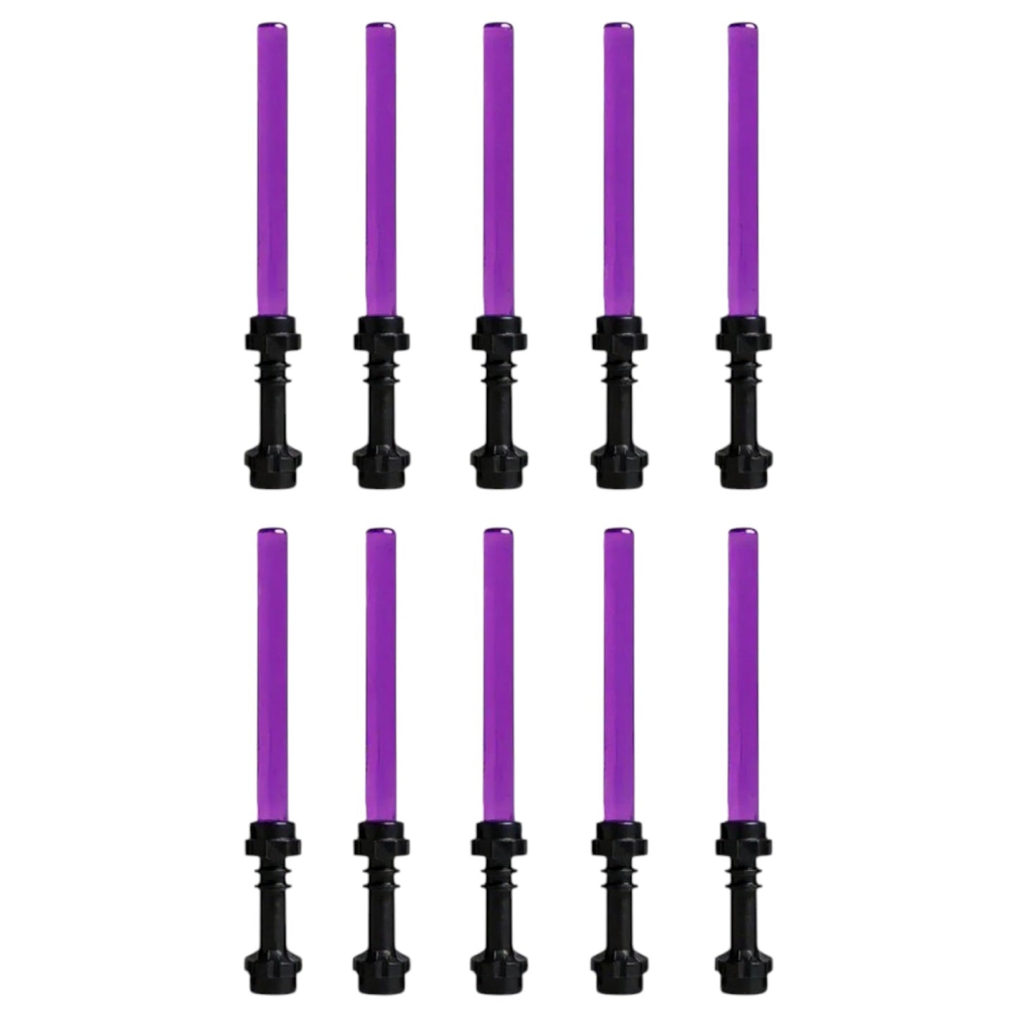 LEGO Zubehör Laserschwert 10 Stk. - Violett Schwarz