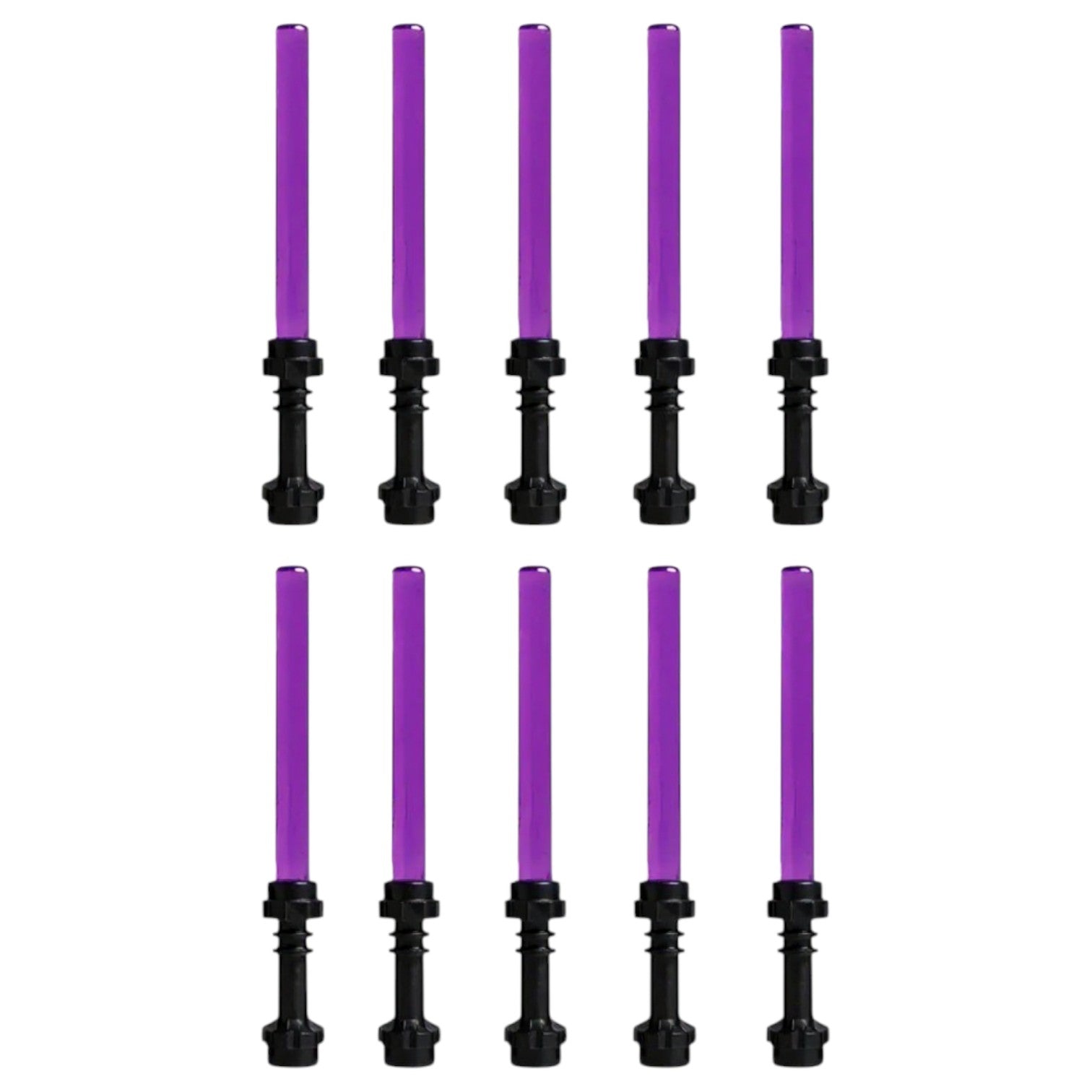 LEGO Zubehör Laserschwert 10 Stk. - Violett Schwarz