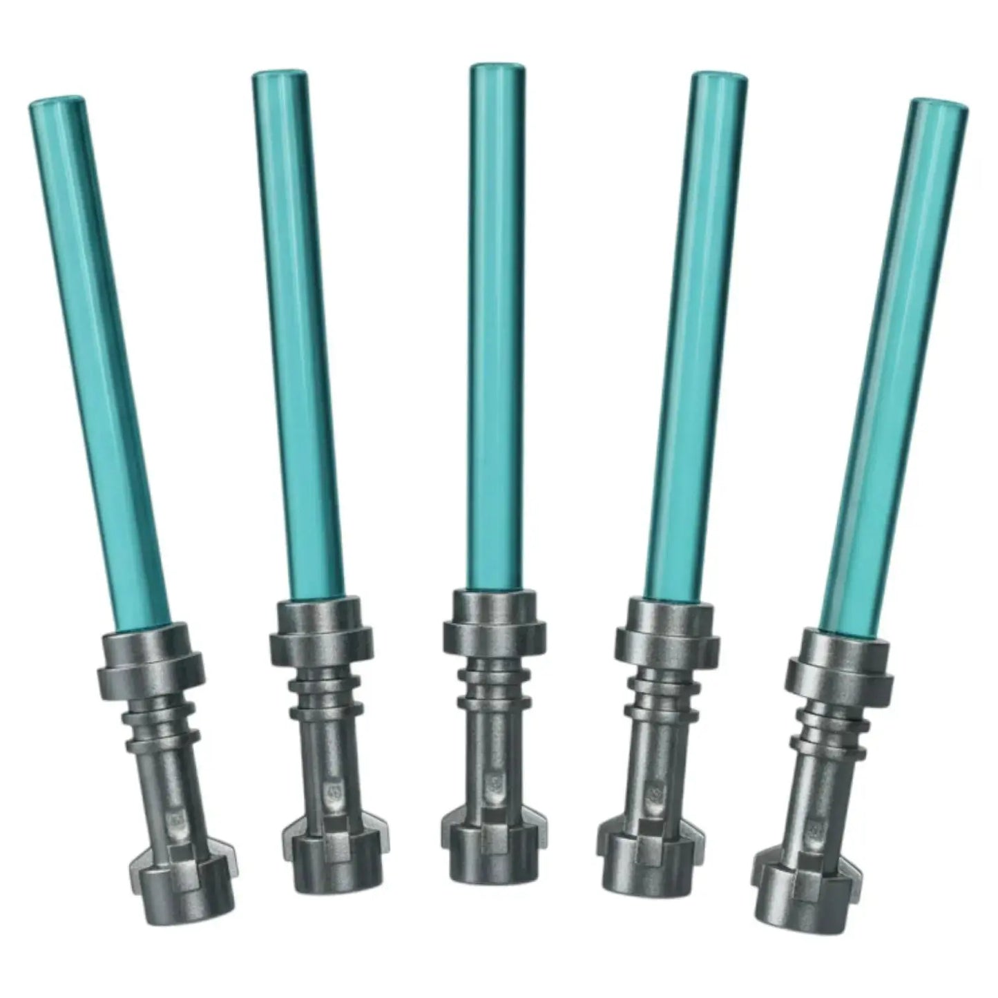 LEGO Zubehör Laserschwert 5 Stk. - Blau Silber Spiele Pirat