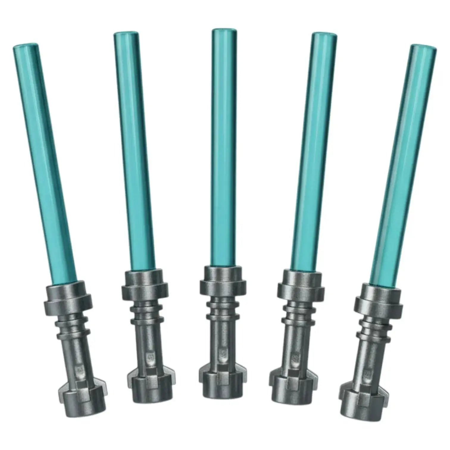 LEGO Zubehör Laserschwert 5 Stk. - Blau Silber Spiele Pirat