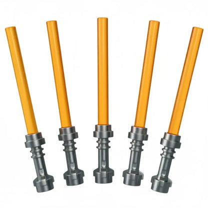 LEGO Zubehör Laserschwert 5 Stk. - Orange Silber Spiele Pirat