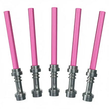 LEGO Zubehör Laserschwert 5 Stk. - Pink Silber Spiele Pirat